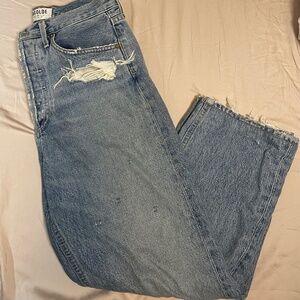 AGOLDE 90s mid rise jean | HEMMED for petite girlies